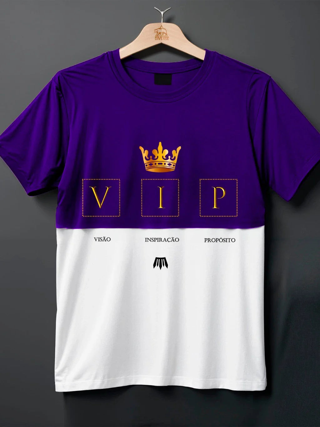 Camiseta “VIP” — Vista Propósito, Imponha Presença (Algodão 100%)