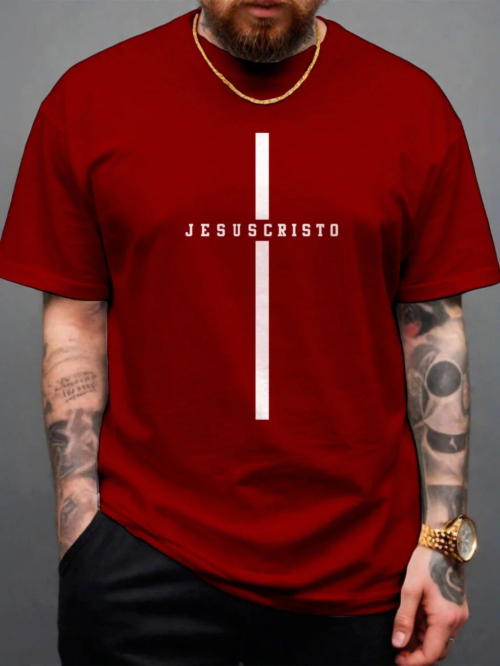 Camiseta Evangélica “Jesus Cruz” — Simples, Forte e Cheia de Significado