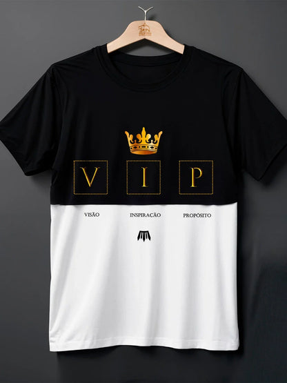Camiseta “VIP” — Vista Propósito, Imponha Presença (Algodão 100%)