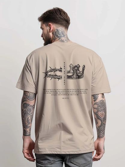 Camiseta Masculina “Rei dos Reis” — Proclame Cristo com Estilo Streetwear