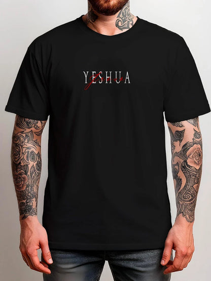 Camiseta Masculina Yeshua — Fé Urbana + Mensagem Profunda