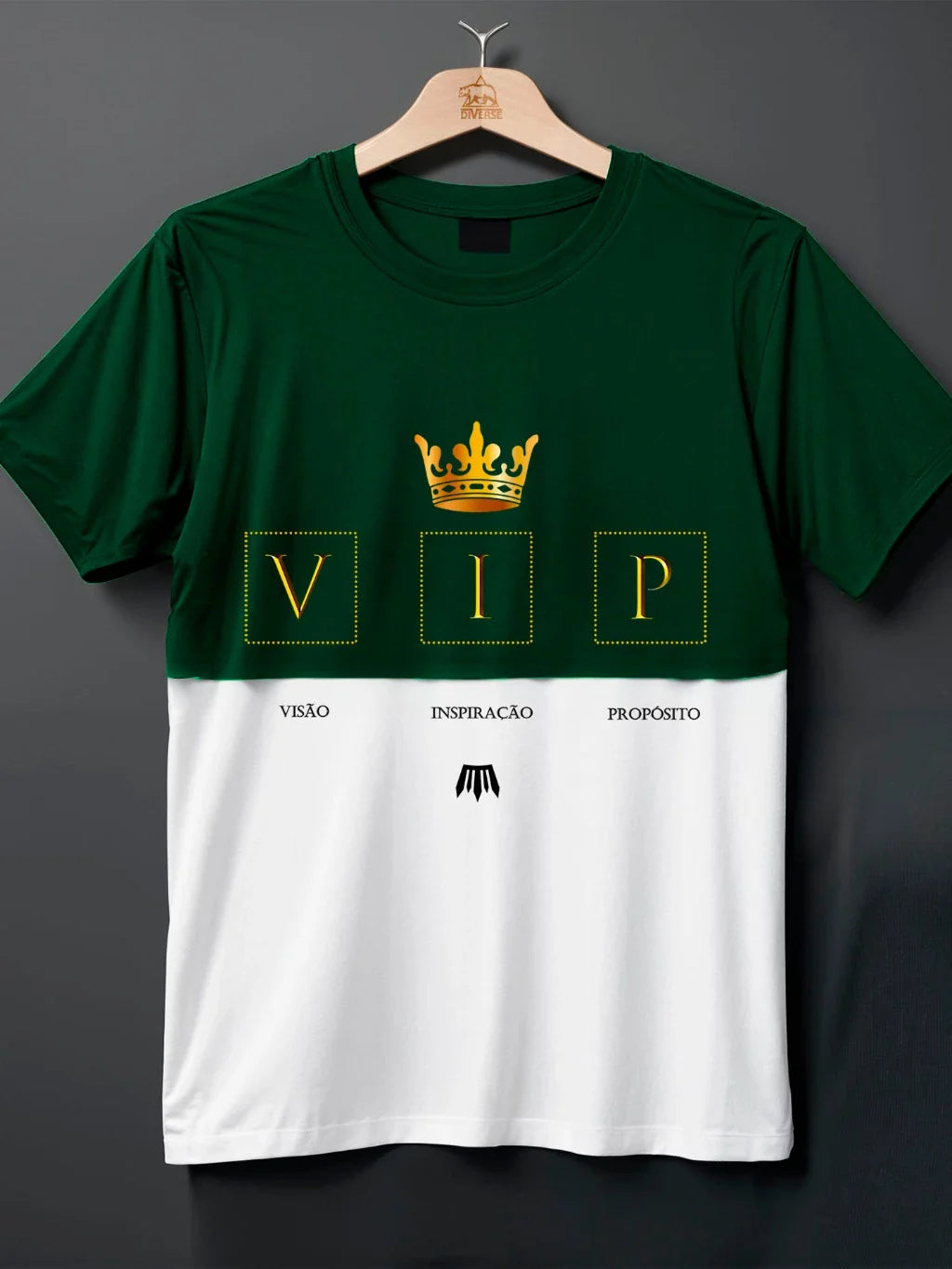 Camiseta “VIP” — Vista Propósito, Imponha Presença (Algodão 100%)