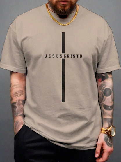 Camiseta Evangélica “Jesus Cruz” — Simples, Forte e Cheia de Significado