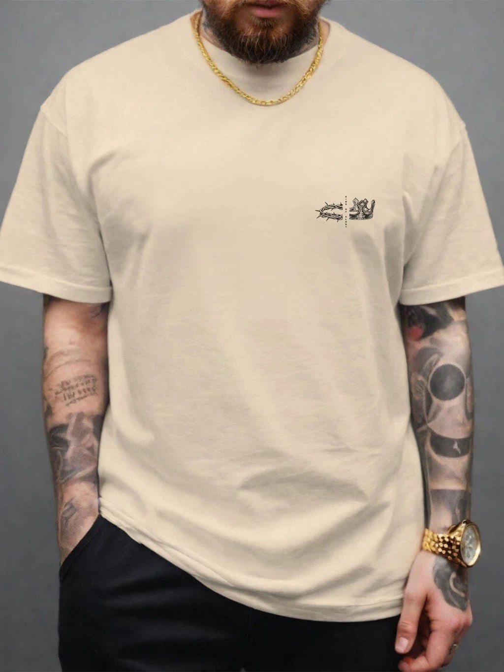 Camiseta Masculina “Rei dos Reis” — Proclame Cristo com Estilo Streetwear