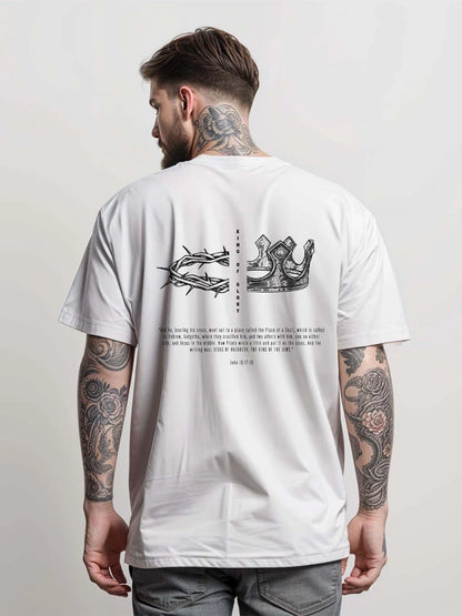 Camiseta Masculina “Rei dos Reis” — Proclame Cristo com Estilo Streetwear