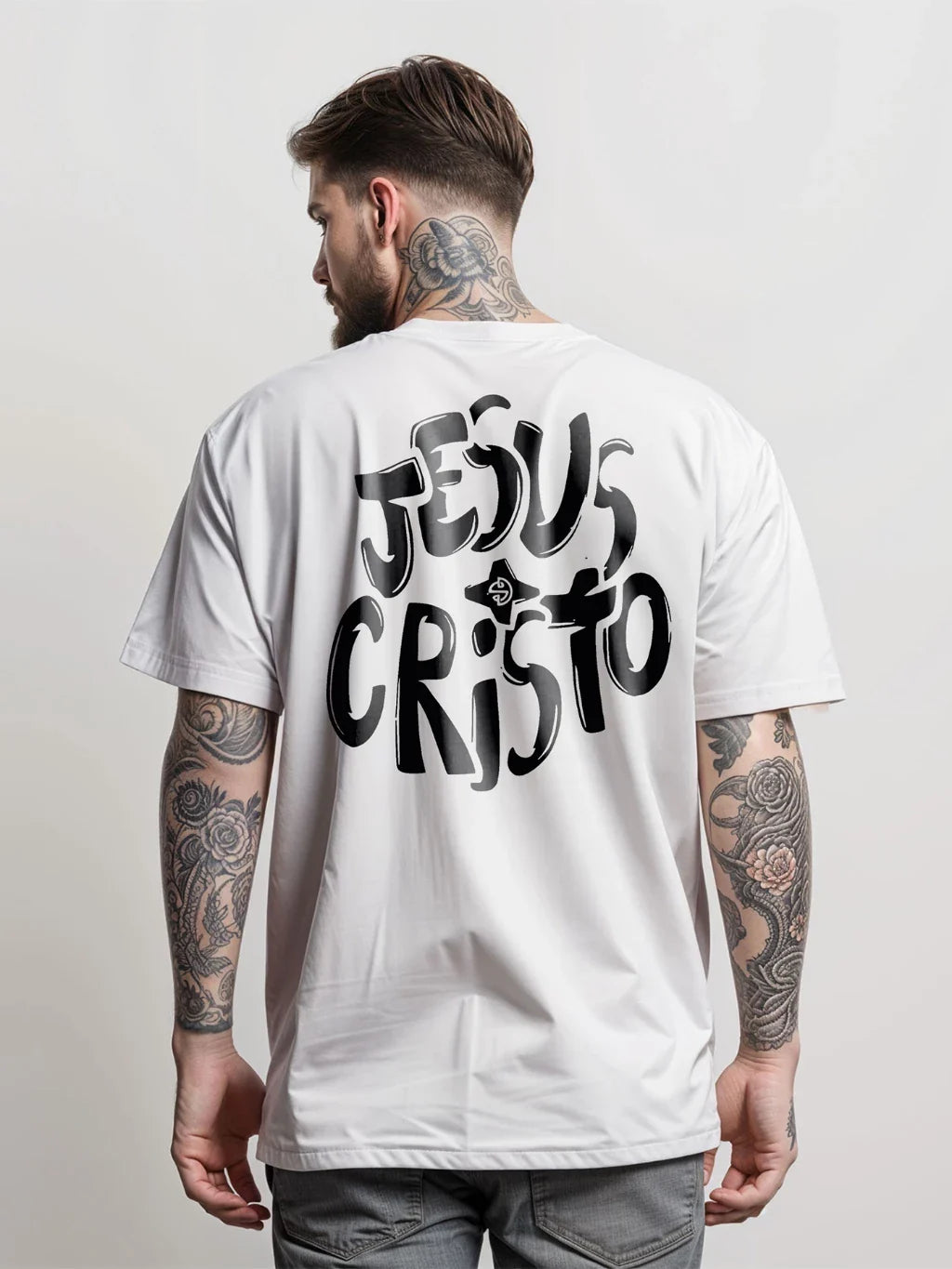 Camiseta Jesus Cristo™ 100% Algodão — Fé que se Veste