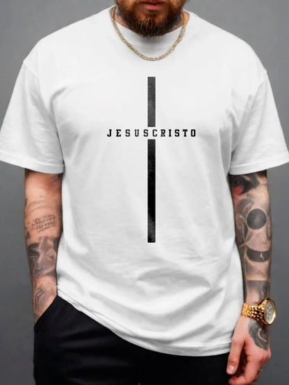 Camiseta Evangélica “Jesus Cruz” — Simples, Forte e Cheia de Significado