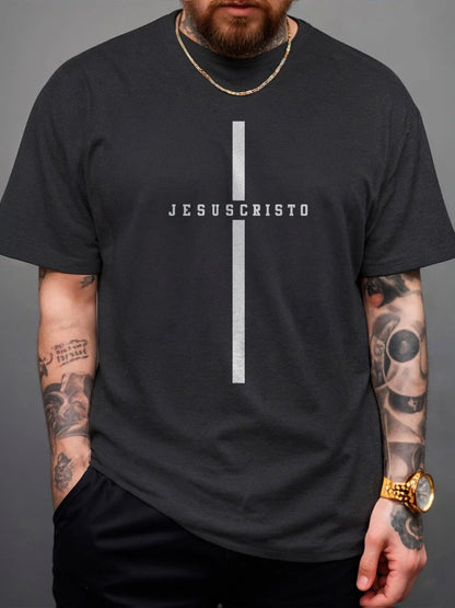 Camiseta Evangélica “Jesus Cruz” — Simples, Forte e Cheia de Significado