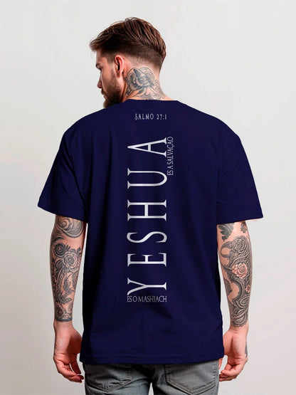 Camiseta Masculina Yeshua — Fé Urbana + Mensagem Profunda