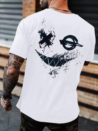 Camiseta Masculina Smile X — O Sorriso que Corta o Padrão
