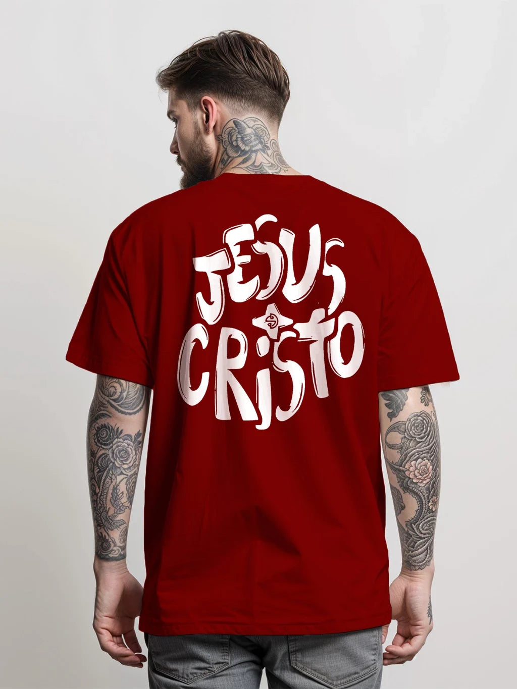 Camiseta Jesus Cristo™ 100% Algodão — Fé que se Veste