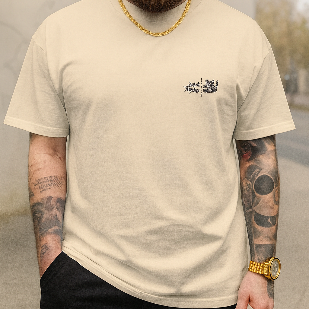 Camiseta Masculina “Rei dos Reis” — Proclame Cristo com Estilo Streetwear